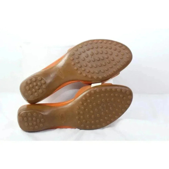 ladies leather TOD'S sandals size 37.5 - Picture 7 of 9